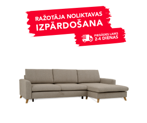 Diivan MARIO SLEEPING (Parem nurk, väljatõmmatav) (Beige)